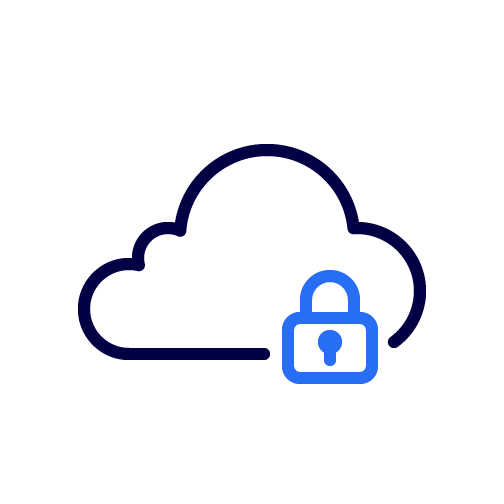 pictogram secure cloud Piktogramm gesicherte Cloud Bundesdruckerei