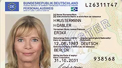 ID card in credit-card format